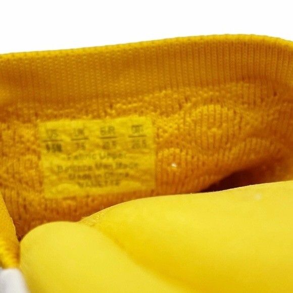 Ryka Nanette Stretch Knit Slide Demi-Wedge Slip-On Sandal Yellow White Size 9.5 - Picture 13 of 15